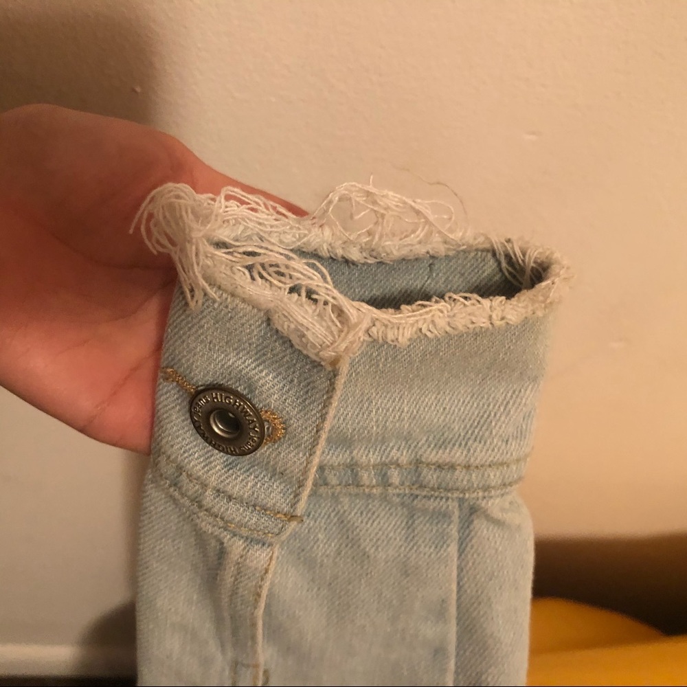 Frayed Denim Jacket - Picture 7 of 7